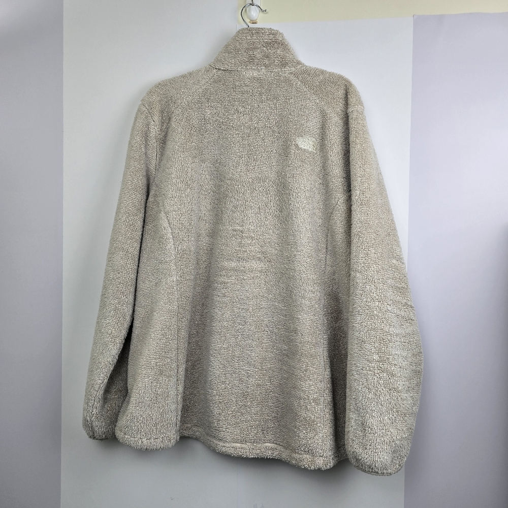 The North Face Women’s Osito Cream Full Zip Fleece Jacket Size 3XL Outdoors Cozy - Picture 4 of 11